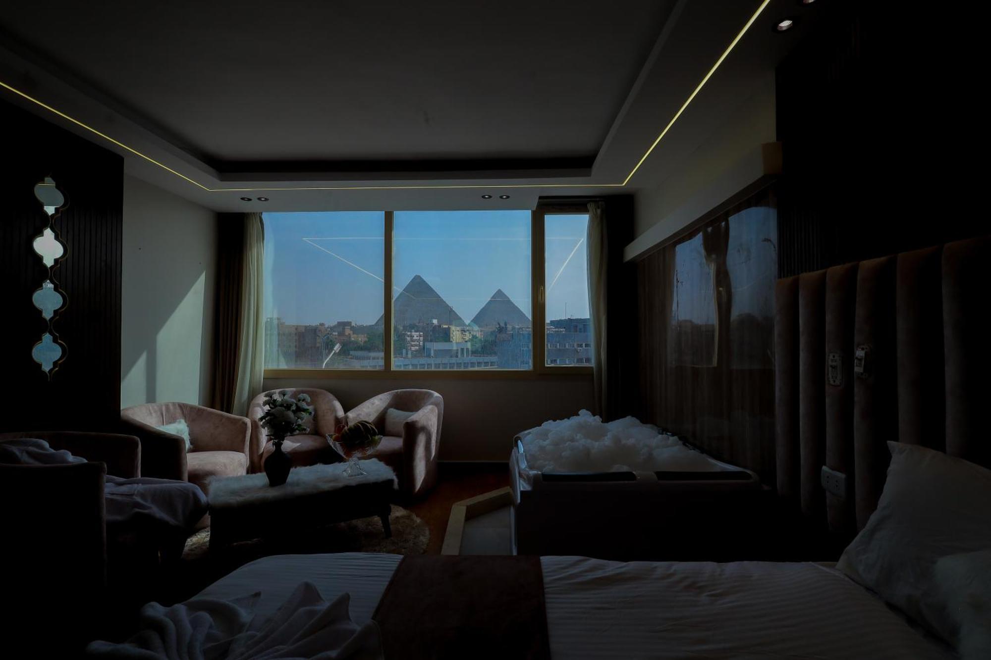 The Muse Pyramids Inn Kafret el-Gabal エクステリア 写真