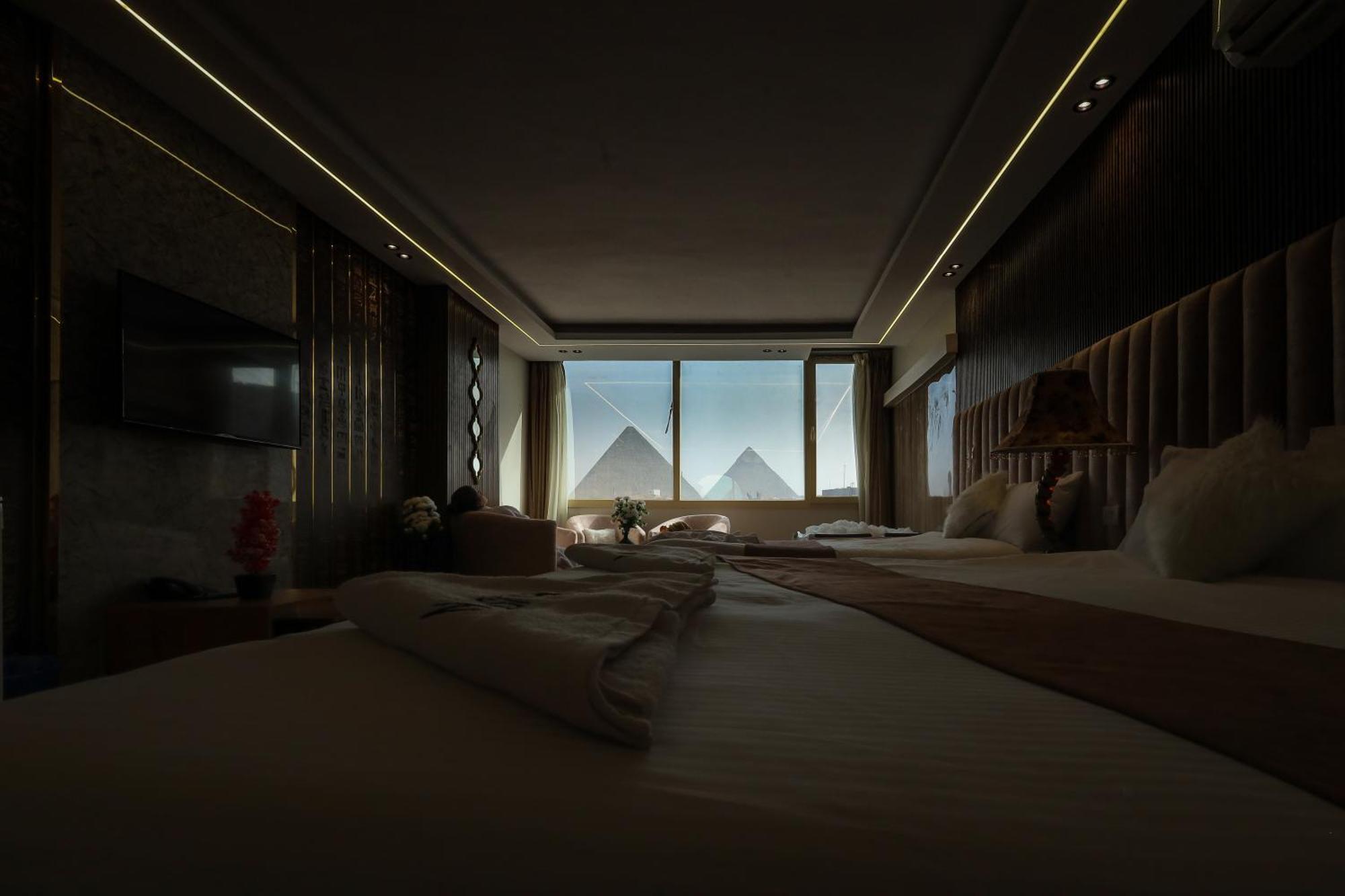 The Muse Pyramids Inn Kafret el-Gabal エクステリア 写真