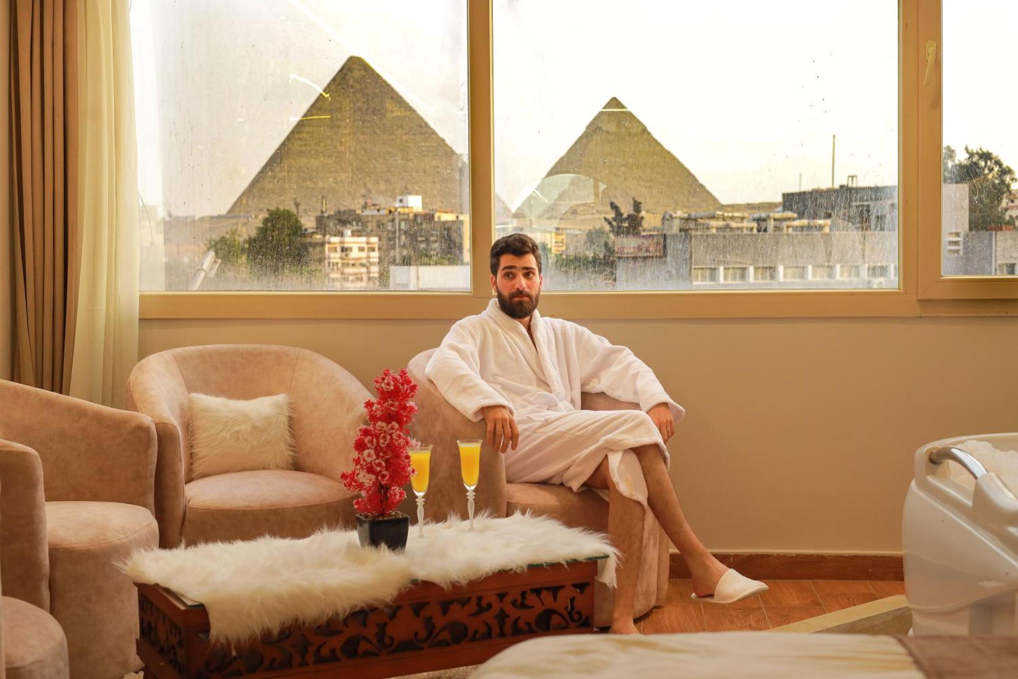 The Muse Pyramids Inn Kafret el-Gabal エクステリア 写真