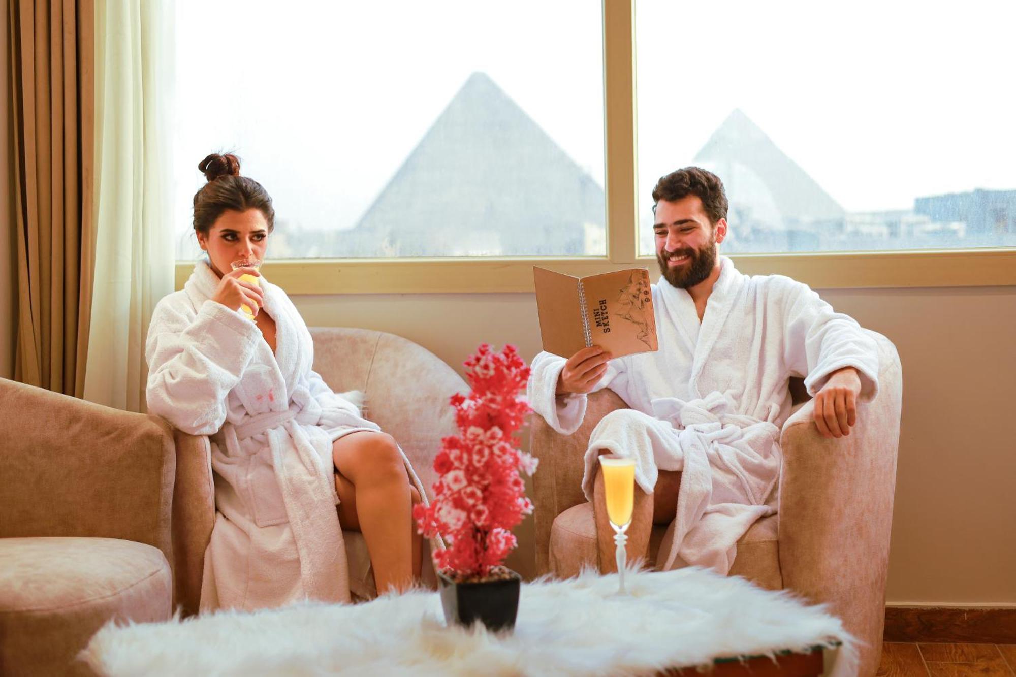 The Muse Pyramids Inn Kafret el-Gabal エクステリア 写真